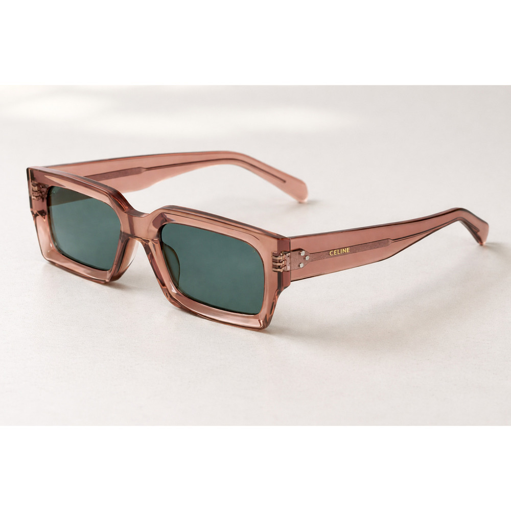 NWT Celine CL40280U-74V-54 Transparent Pink 54mm Sunglasses